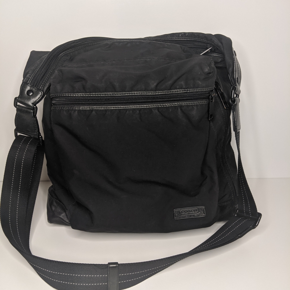 Coach Men's Black Messenger Bag